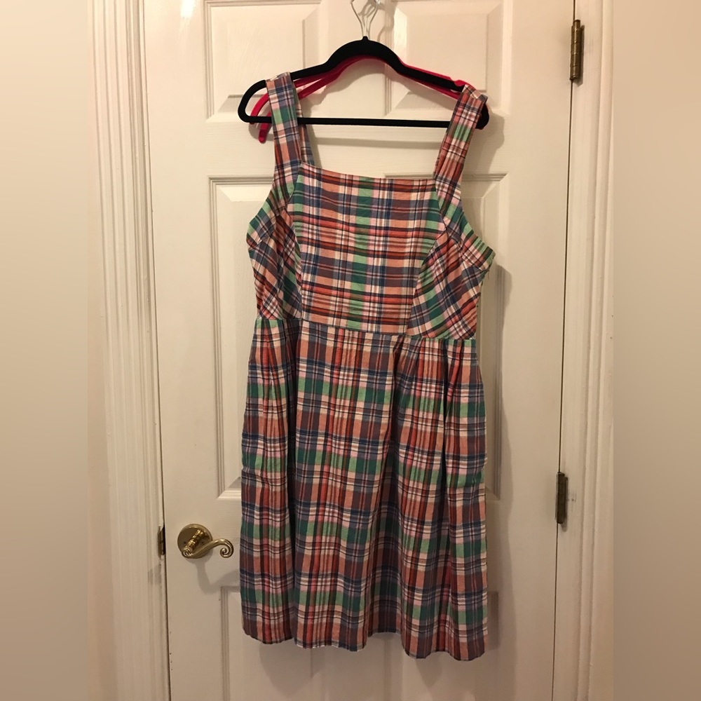 Lands End plaid sundress